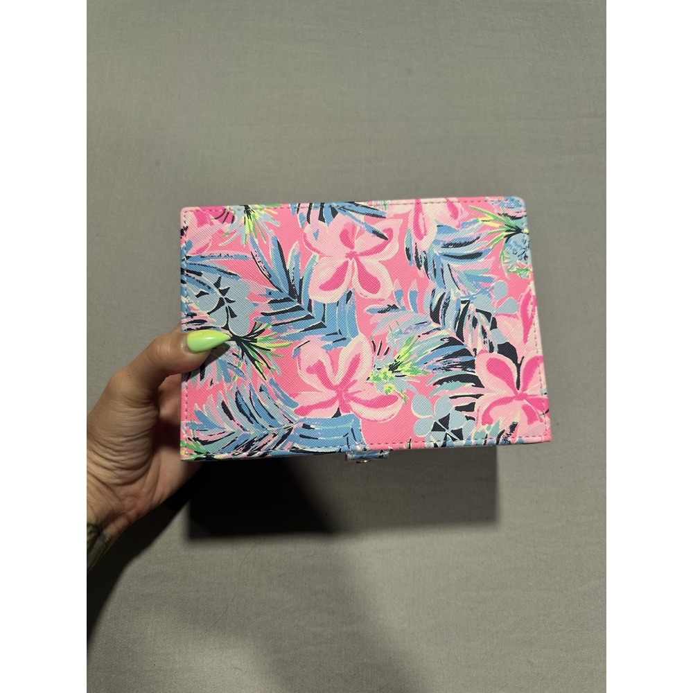 Lilly Pulitzer Hard Travel Jewelry Case Cocktail Pretty In Pink